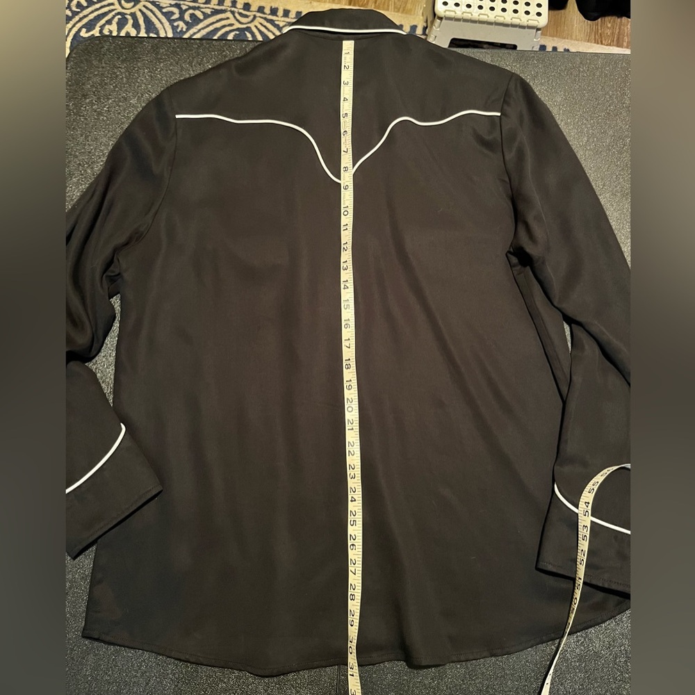 H Bar C XL Black Label Vintage Inspired Royal Flush Shirt - Picture 8 of 14